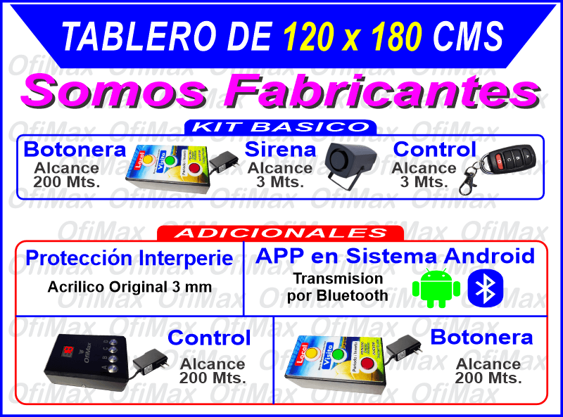 tableros marcadores electronicos  deportivos 120x180, bogota, colombia
